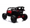 Auto Macchina Elettrica per Bambini 24V UTV CAN AM MAVERICK  Telecomando 2 Motori da 200W Porte Apribili Rossa