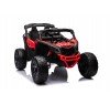 Auto Macchina Elettrica per Bambini 24V UTV CAN AM MAVERICK  Telecomando 2 Motori da 200W Porte Apribili Rossa