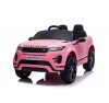 Auto Macchina Elettrica Range Rover Evoque 12V RUOTE IN GOMMA per Bambini porte apribili Con telecomando Full accessori (ROSA)