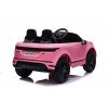 Auto Macchina Elettrica Range Rover Evoque 12V RUOTE IN GOMMA per Bambini porte apribili Con telecomando Full accessori (ROSA)