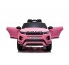 Auto Macchina Elettrica Range Rover Evoque 12V RUOTE IN GOMMA per Bambini porte apribili Con telecomando Full accessori (ROSA)