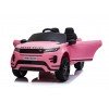 Auto Macchina Elettrica Range Rover Evoque 12V RUOTE IN GOMMA per Bambini porte apribili Con telecomando Full accessori (ROSA)