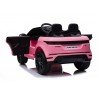 Auto Macchina Elettrica Range Rover Evoque 12V RUOTE IN GOMMA per Bambini porte apribili Con telecomando Full accessori (ROSA)