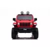Auto Macchina Elettrica Jeep Wrangler Rubicon 12V per Bambini porte apribili Con telecomando Full accessori (Rossa)