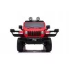 Auto Macchina Elettrica Jeep Wrangler Rubicon 12V per Bambini porte apribili Con telecomando Full accessori (Rossa)