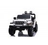Auto Macchina Elettrica Jeep Wrangler Rubicon 12V per Bambini porte apribili Con telecomando Full accessori (Bianca)