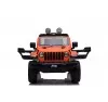 Auto Macchina Elettrica Jeep Wrangler Rubicon 12V per Bambini porte apribili Con telecomando Full accessori (Orange)