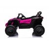 Auto Macchina Elettrica per Bambini 24V UTV CAN AM MAVERICK  Telecomando 2 Motori da 200W Porte Apribili Fucsia
