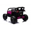 Auto Macchina Elettrica per Bambini 24V UTV CAN AM MAVERICK  Telecomando 2 Motori da 200W Porte Apribili Fucsia