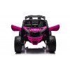 Auto Macchina Elettrica per Bambini 24V UTV CAN AM MAVERICK  Telecomando 2 Motori da 200W Porte Apribili Fucsia