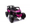 Auto Macchina Elettrica per Bambini 24V UTV CAN AM MAVERICK  Telecomando 2 Motori da 200W Porte Apribili Fucsia