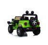 Auto Macchina Elettrica Jeep Wrangler Rubicon 12V per Bambini porte apribili Con telecomando Full accessori (Green)