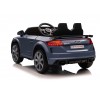 Auto Macchina Elettrica per Bambini 12V Audi TT RS 6 Sedile Pelle con Telecomando Grigio Blue