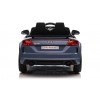 Auto Macchina Elettrica per Bambini 12V Audi TT RS 6 Sedile Pelle con Telecomando Grigio Blue