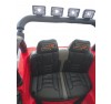 Auto Macchina Elettrica Fuoristrada Big Adventure 24V Rossa per Bambini 2 Posti Full Optional sedile in pelle telecomando porte apribili