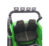 Auto Macchina Elettrica Fuoristrada Big Adventure 24V Verde per Bambini 2 Posti Full Optional sedile in pelle telecomando porte apribili