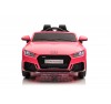 Auto Macchina Elettrica per Bambini 12V Audi TT RS 6 Sedile Pelle con Telecomando Rosa