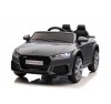 Auto Macchina Elettrica per Bambini 12V Audi TT RS 6 Sedile Pelle con Telecomando Grigio