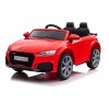 Auto Macchina Elettrica per Bambini 12V Audi TT RS 6 Sedile Pelle con Telecomando Rossa