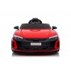 Auto Macchina Elettrica per Bambini 12V Audi RS e-tron GT Sedile Pelle con Telecomando Rossa