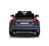 Auto Macchina Elettrica per Bambini 12V Audi TT RS 6 Sedile Pelle con Telecomando Grigio Blue