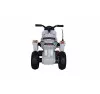 Moto Elettrica per bambini Polizia Rossa con Musiche Luci Mp3 Marcia avanti e indietro accelleratore 3 ruote