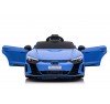 Auto Macchina Elettrica per Bambini 12V Audi RS e-tron GT Sedile Pelle con Telecomando Blue
