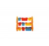 Scaffale per Giocattoli Portagiochi Mobiletto Multi Ripiano per Bambini con 9 ceste H95 x L79 x P42 