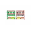 Scaffale per Giocattoli Portagiochi Mobiletto Multi Ripiano per Bambini con ceste H88 x L77x P36