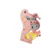 Scaffale per Giocattoli Portagiochi Mobiletto Multi Ripiano per Bambini con ceste H88 x L77x P36