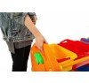 Scaffale per Giocattoli Portagiochi Mobiletto Multi Ripiano per Bambini con 9 ceste H95 x L79 x P42 