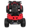 Super Quad elettrico Maverick per Bambini 12V doppio motore Full optional con Ammortozzatori Bianco Nero/rosso