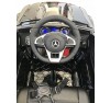 Auto Elettrica per Bambini 12V Mercedes C63 AMG Nera Porte Apribili con telecomando