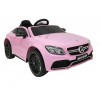 Auto Elettrica per Bambini 12V Mercedes C63 AMG Rosa Porte Apribili con telecomando