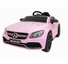 Auto Elettrica per Bambini 12V Mercedes C63 AMG Rosa Porte Apribili con telecomando