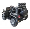 Auto Macchina Elettrica Fuoristrada Adventure per Bambini Nera 12V MP3 Led con Telecomando Full Optional Sedili in Pelle