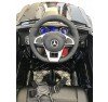 Auto Elettrica per Bambini 12V Mercedes C63 AMG Nera Porte Apribili con telecomando