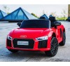 Auto Macchina Elettrica 12V Audi R8 Spyder per Bambini Led MP3 con Telecomando Sedile in pelle Rossa