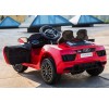 Auto Macchina Elettrica 12V Audi R8 Spyder per Bambini Led MP3 con Telecomando Sedile in pelle Rossa