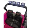 Auto Macchina Elettrica Fuoristrada Big Adventure 24V Rosa per Bambini 2 RUOTE IN GOMMA Posti Full Optional sedile in pelle telecomando porte apribili