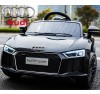 Auto Macchina Elettrica 12V Audi R8 Spyder per Bambini Led MP3 con Telecomando Sedile in pelle Nera