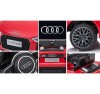 Auto Macchina Elettrica 12V Audi R8 Spyder per Bambini Led MP3 con Telecomando Sedile in pelle Rossa