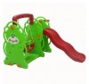 Scivolo per Bambini con Altalena Giardino Esterni Interno Multifunzione con canestro H87 x L169 x L112