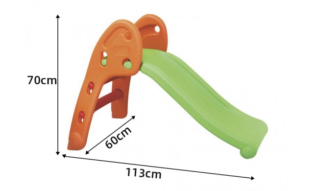 Scivolo Baby Casa o Giardino Colorato per Bambini  H70 x L113 x L60