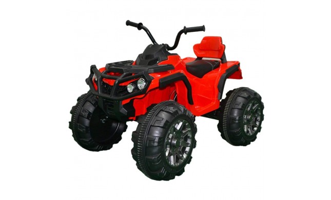 Super Quad Lander elettrico per Bambini 12V doppio motore Full optional con Ammortozzatori Rosso con Telecomando