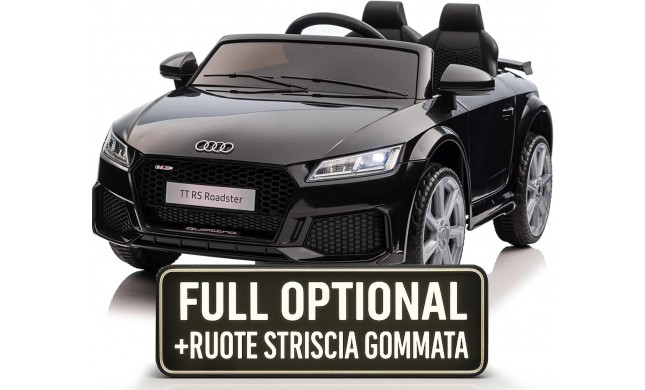 Auto Macchina Elettrica per Bambini 12V Audi TT RS 6 Sedile Pelle con Telecomando