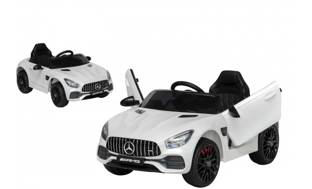 Auto Macchina Elettrica per Bambini Mercedes AMG GT 12V Porte Apribili Full Optional con telecomando