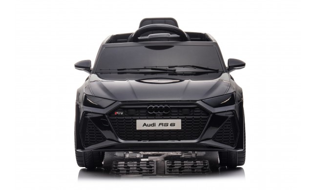 Auto Macchina Elettrica per Bambini 12V Audi RS 6 Sedile Pelle con Telecomando 