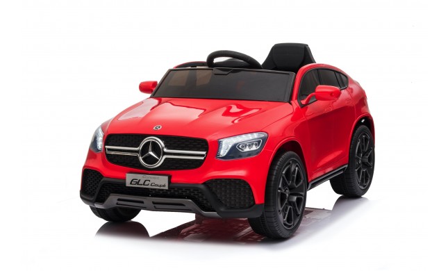 Auto Macchina Elettrica per Bambini 12V Mercedes GLC Coupè Concept con telecomando Rossa