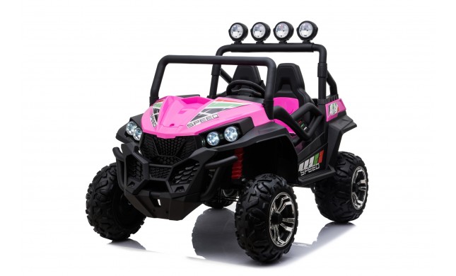 Auto Macchina Elettrica New Polar 24V per Bambini 2 Posti Full Optional Sedile Regolabile E telecomando (Rosa)